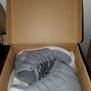 Grey Addidas Hightops